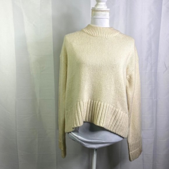 Everlane Sweaters - Everlane Women Cowl Neck Sweater Ivory Sz Small